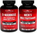 Divina recompensa D-Mannose Cápsulas & Mens Multivitamin Bundle