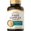Piping Rock Fiber Complex Supplement . 1500mg . 120 Cápsulas ..Pílulas de ação tripla .. com Psyllium, Aveia Bran, e Apple Pectina .. Não-GMO, Gluten Free