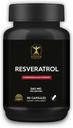Klever Estilo de vida . Resveratrol Antioxidante Suplemento . Suporta função imune, longevidade, envelhecimento saudável .. 90 Cápsulas .. 540mg por serviço