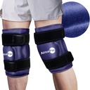 XXL Ice Pack Enrole o joelho inteiro após a cirurgia, Gel reutilizável grande pacote de gelo para lesões do joelho, alívio da dor, inchaço, cirurgia do joelho, lesões esportivas, 2 Pack Blue