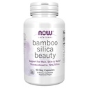 NOW Foods Solutions, Bambu Silica Beauty, Suporte para Cabelo, Pele e unhas, padronizado a 70% Sílica, 90 Veg Cápsulas