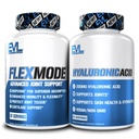 Pacote de suporte conjunto avançado - Pilha de suporte conjunto completo com ácido hialurônico e FlexMode com vitaminas conjuntas Glucosamina Condroitina HSH e BioPerine para absorção melhorada