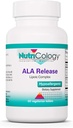 Nutriologia ALA Liberação - Complexo de Ácido Alfa-Lipoico, R-Alfa-Lipoico, Biotina, Cálcio, Suplemento Nutricional, Comprimidos Vegetarianos - 60 Contagem