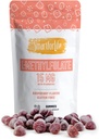 Inteligente para a vida pastilhas de L-metilfolato com sabor de framboesa vitamina B12 - 15mg - 60 gomas - Folato ativo 5 MTHFR Suporte Suplemento Força profissional - Doutor Projetado Folato de metilo