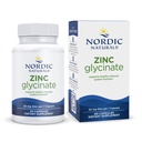 Naturals Nórdicos Glicinato de zinco - 60 Cápsulas - 20 mg Altamente Absorvível Glicinato de zinco - Optimal Wellness - Não-GMO, Glúten Livre, Vegan - 60 Servings