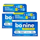 Bonine Non-Drowsy Motion Sickness Alief - 32 Tablets mastigáveis com Meclizine HCL 25mg - Medicina Não Drowsy para Náusea ou doença de movimento - Essencial de cruzeiro - Framboesa Flavor