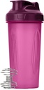 Sr. caneta- Shaker Garrafas para Misturas de Proteína, 28 onças, 1 pacote, roxo, garrafa de Shaker de Proteína com Wire Whisk Ball, garrafa de Blender