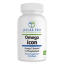 Omega Icon Antárctico Superba Boost Krill Oil Supplement– Suplementos Fosfolípidos Bound Omega-3, Astaxantina, Suporta Saúde do Coração, 1000mg-100% Rastreável do mar para prateleira