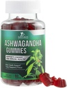 Ashwagandha Gummies 30:1 Extrato de 3000mg - Vegan, Planta com base, Não-GMO, Gluten-Free & Gelatin Free, Suplemento Ashwagandha para mulheres e homens, Natural Calmo, Relaxação, e Imune Support, 60 Gummies