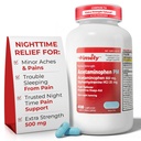 Time-CAP LABS, INC. Temporário Acetamol PM - Força Extra PM - Contagem de 400 - Comparado com Tylenol PM Força Extra - Pain Alief PM para um sono de boa noite - Made in USA