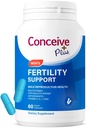CONCEIVE PLUS Apoio à fertilidade para homens Suplementos de fertilidade para homens com zinco, Vitamina C, E, Selênio, Motilidade Ativador Multivitamínico para Sperm Health & Conception