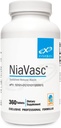 XYMOGEN NiaVasc Niacin 500mg - Niacina de liberação sustentada para um efeito de flushing menor - Suporta a manutenção de lipídios sanguíneos saudáveis (360 comprimidos de liberação de tempo)