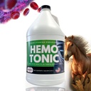 Hemotônico - Ferro rico multi-vitamina Energia Tônico Power Packed Blood Builder & Energy Revitalizer para cavalos por Saratoga Produto veterinário (1 Gallon)