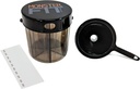 Monster Fit Suplemento Medicação Dispensador de comprimidos com Funil de enchimento e rótulos, Extra Grande Pill Container alças quase qualquer suplemento (Monstro com Funil)