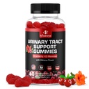 Potent Cranberry Gummies 1500mg com D Mannose - Urinary Tract Health for Women & Men, Urinary Flush & Bladder Fast-Acting Support Supplements with Hibiscus Powder, 60 Count