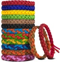 Pulseiras Repelentes Mosquito, DeET-Free, Inseto de Couro Inseto PU Inseto & Bandas de pulso Repelentes Bug (Pacote de 24)