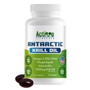 Ativo Estilo de vida Antártico Krill Oil Supplement, Alta Absorção EPA, DHA, Astaxantina e Fosfolipídio, Red Krill, GMO Free, Gluten Free, Soy Free, Dairy Free, Lab Tested, Made in USA