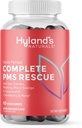 Hyland Grace Período completo PMS Resgate, 60 Gummies Vegan com Chasteberry e Dong Quai para apoio menstrual e B6 e B12 para formação de células vermelhas