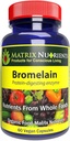 BROMELAINA - Altamente potente, 100% orgânico, Enzima digestiva de proteínas! Melhorar a digestão - Cápsulas Vegan (60ct)