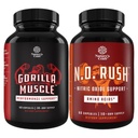 Pacote de Protester de Testosterona de Força Extra com Maca Erva Maca Raiz Tongkat Ali & Saw Palmetto Extract & Nitric Oxide Pills para homens com L-Arginina L-Citrulina Aminoácidos para Crescimento Músculo