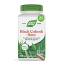 Nature's Way Black Cohosh Root, Apoio Tradicional à Saúde da Mulher*, 540 mg por Serviço, Projeto Não-GMO Verificado, 180 Cápsulas