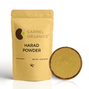 CARMEL ORGANICS Harad/Haritaki Fruit Powder 8 Onça ou 0,5 Lb/227 Grams (Pacote de 1) .