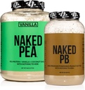 Pacote de Proteínas Livres de Leite NAKED: 5LB Vanilla Pea e 2LB PB