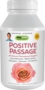 ANDREW LESSMAN Passagem Positiva 60 Cápsulas - Suporte Natural Menopausal e Equilíbrio para Níveis de Hormônios Femininos. com Soja Isoflavonas, Preto Cohosh, Dong Quai, Damiana. Sem aditivos