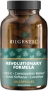 Digesto - Laxante para alívio da constipação, amolecedor de fezes para IBS Obstipação grave e forte 100% Natural - 60 Cápsulas - Colon Cleanse, Detox Cleanse, gás e alívio estomacal para adultos