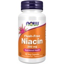 Now Foods Supplements, Niacin (Vitamina B-3) 250 mg, Livre de Flush, Saúde Nutricional, 90 Veg Cápsulas