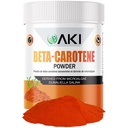 AKI Beta Carotene 10% Pó (1,5 oz/42.52g) Altamente concentrado aromatizante Fount de vitamina A, Maio Ajuda a apoiar funções do corpo, pele, sistema imunológico e olho - OGM Free & Vegan Friendly