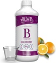 Tesouro enterrado B Completo - Complexo líquido de vitamina B com metilcobalamina B12 & metilfolato B9, Biotina, B1, B2, B3, B5, B6, Líquido & Livre de Açúcar, Mulheres & Homens, Dose Cup para medição