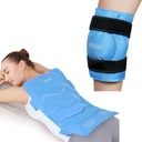 REVIX Full Back Ice Pack para lesões Reutilizável Grande Gel Ice Wrap para alívio da dor nas costas e XL Knee Ice Pack Enrole em torno de joelho inteiro após a cirurgia