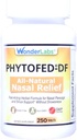 Wonder Laboratories Phytofed-DF All-Natural Nasal Alívio e Descongestionante, 250 Comprimidos