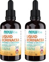 Now Supplements, Kids Liquid Echinacea with Dropper, Imune System Support, Formulado para Crianças, 2 Fl Ounce, Embalagem May Vary (Pacote de 2)