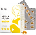 Mama Lecithin Softgels de BHK, Dutos de seio unclog para amamentação mais suave, Suplemento para gravidez, Evite Dutos de leite entupidos, 60 softgels, 2 semanas de fornecimento