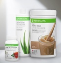 Trio Combo HERBALIFE Fórmula 1 Mistura de Shake Nutricional Saudável (Cafe Latte 780g)-Herbal Aloe Concentrate Pint (Original 473ml) - Concentrado de Chá de Ervas (Original 102g)