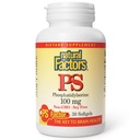 Fatores Naturais, Fosfatidilserina, Suporte para Memória, Concentração e Funções do Cérebro, Soja e Glúten Livres, 30 Softgels