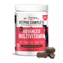 VetPro do Dr. Joseph Suplemento de cão multivitamínico completo, 120 contagem (Grande Dog 60 Dia Abastecimento), 5 em 1 mastigar com vitaminas, enzimas e nutrientes, quadril & saúde conjunta, sistema imunológico e suporte de alergia