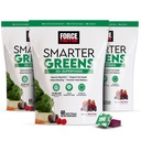 FORCE FACTOR Verdes Mais inteligentes Superfood Chews, 3-Pack, Greens e Superfoods com Probióticos, Antioxidantes e Fibra, Greens Supplement para apoiar Digestion, Óxido nítrico e Energia, 180 Chews