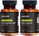 Produtos de resistência Co-Enzima Q10 sem cristal (120 softgels) B3 Niacina simples
