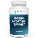 Dr. Berg Adrenal & Cortisol Cápsulas - Suplemento Adrenal & Cortisol Manager - Humor, Foco, Relaxamento e Stress Support - Suplementos Adrenal com Extractos Ashwagandha - 60 Cápsulas