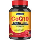 CoQ10 400mg SoftGels COQ10 - CQ10 Coenzyme Q10 Supplement, Plus PQQ, Omega 3, e Vitamina E, para a energia do coração e celular, 120 Servings