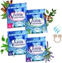 Dilatadores nasais, Cool & Easy Breathing Sob sua máscara, Pacote de variedades 4-Scent (Menta de Pepper, Wintergreen, Canela, Lavanda), 8 Conde, Relívio de congestão nasal instantânea, Sem drogas
