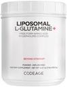 Codificação L-Glutamina lipossómica Pó - L-Glutamina de alta potência 5.000 mg por serviço - 3-Mês Fornecimento - Entrega lipossómica, Aminoácido de forma livre, Glutamina sem sabor - Não-GMO Gluten-Free - 16.67 oz