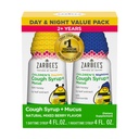 Zarbee's Children's Honey Tosse Syrup + Mucus Day & Night Value Pack, Daytime & Nighttime Toddler Tosse Syrup, Dark Honey, Ivy Leaf Extract, Camomila, Mixed Berry Flavor, 2X 4 Fl Oz