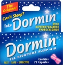 Dormin Nighttime Sleep-Aid - 72 Cápsulas, Embalagem de 6
