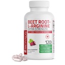 Bronson Beet Root + L-Arginina Nitric Oxide Production - Não-GMO, 120 Cápsulas Vegetarianas
