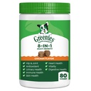 Greenies Cão Suplementos 8-em-1 Multi-Benefit frango sabor, 15.5 oz. Container, 80 contagem
