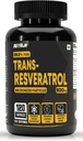 Trans Resveratrol 500MG Cápsulas - 99.5% Puro Micronizado e Altamente Biodisponível Suplemento